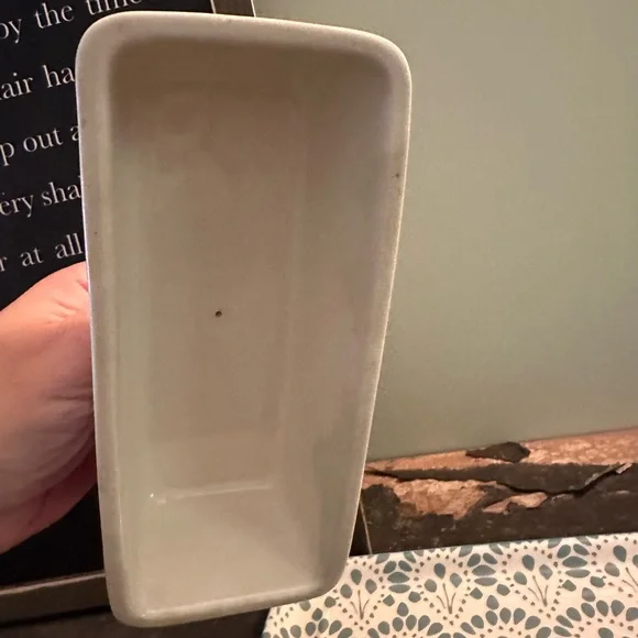 Pioneer Woman Floral Ceramic Butter Dish and Utensil holder Set - Picture 4 of 10